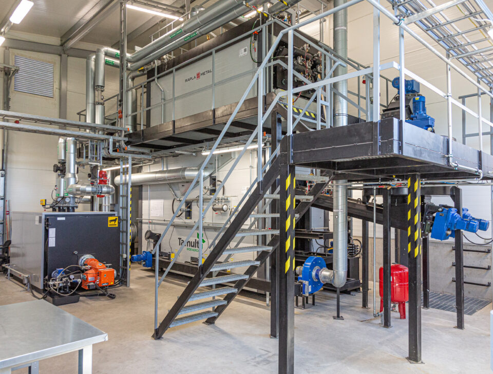 Biomass boiler plant