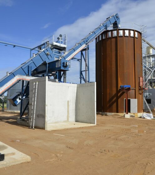 Biomass boiler plant