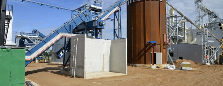 Biomass boiler plant