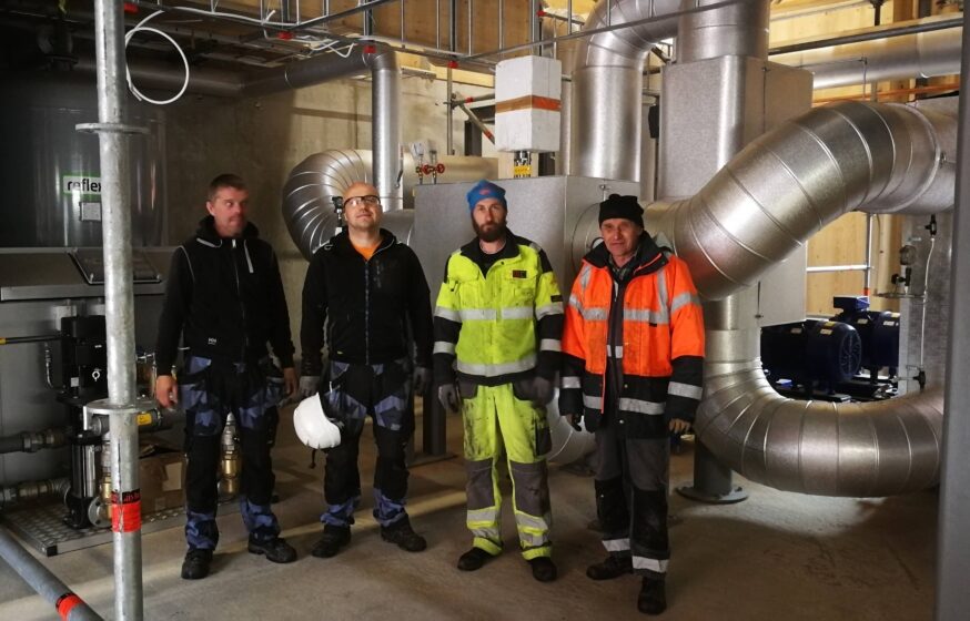 Our installation team