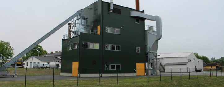Biomass boiler plant