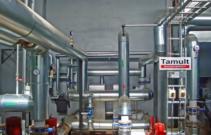 hot water piping