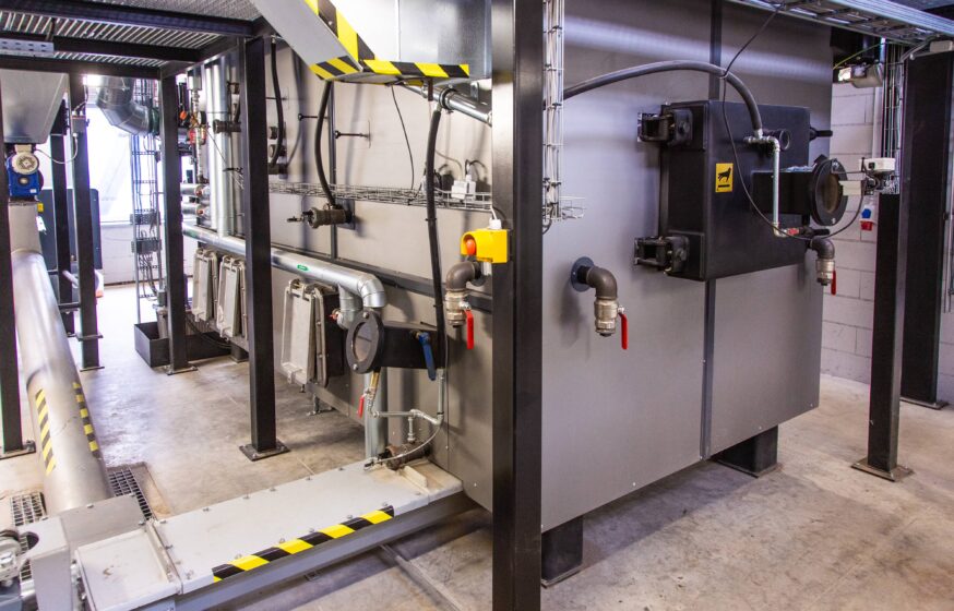 1MW biofuel boiler house