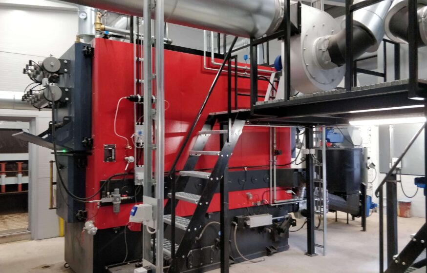 Tõrvandi biomass boiler house with a capacity of 2MW