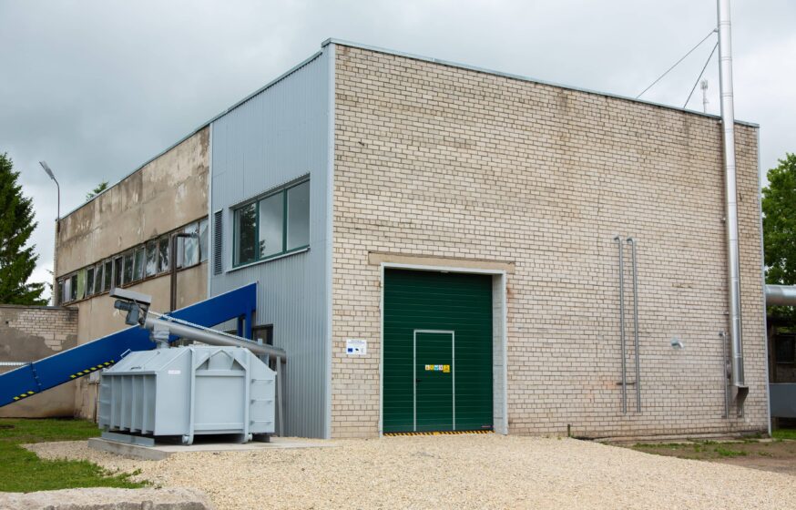 Biofuel boiler house with a capacity of 1 MW.