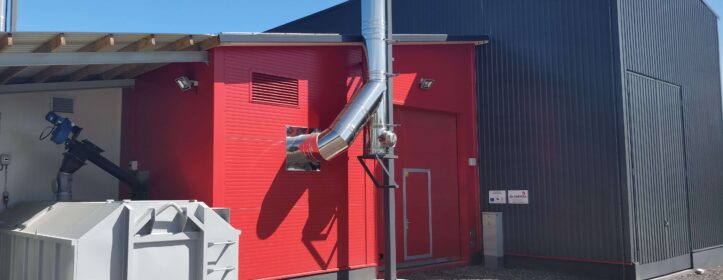 0,72 MW biofuel boiler house