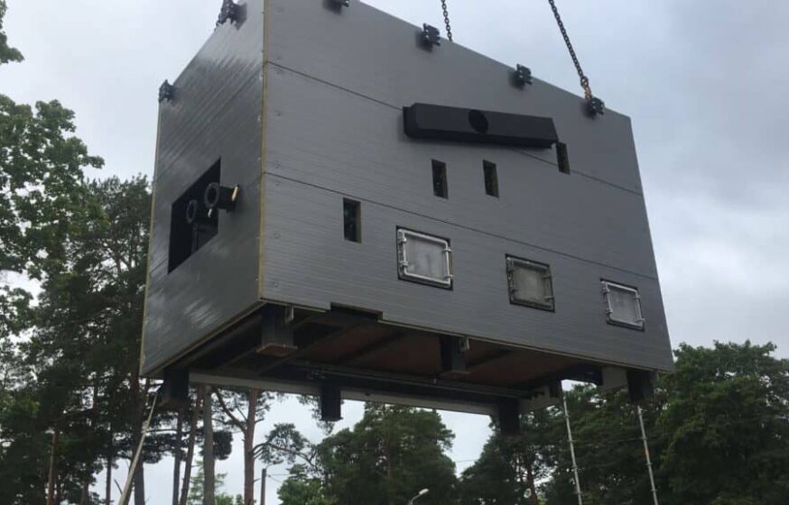 Biofuel boiler house installation with capacity of 2,5MW.