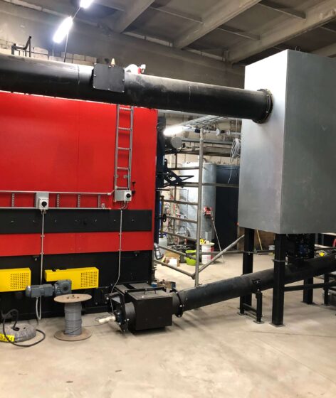 biofuel boiler house system