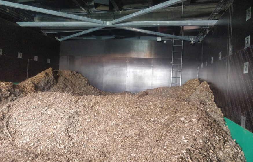 Abja biofuel boiler house storage