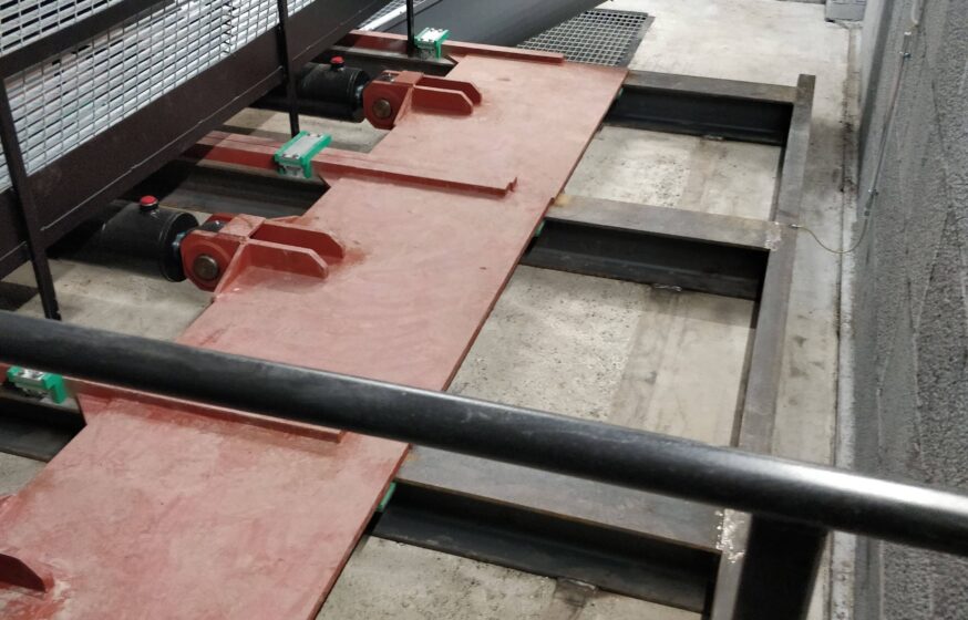 Abja biomass boiler house fuel storace scrapers