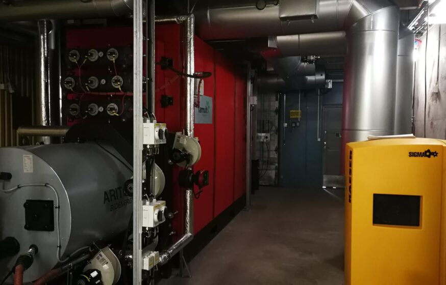 Herno pellet boiler system