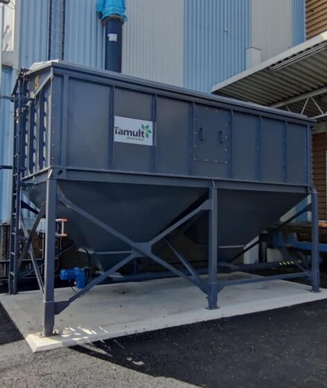 850 kW biofuel boiler house tank