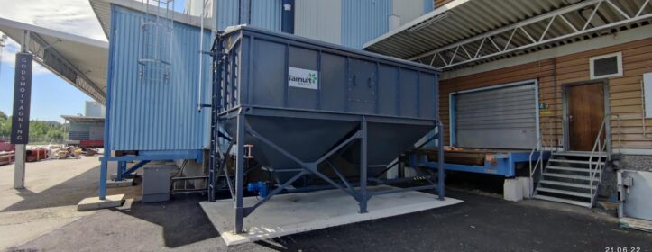 850 kW biofuel boiler house tank