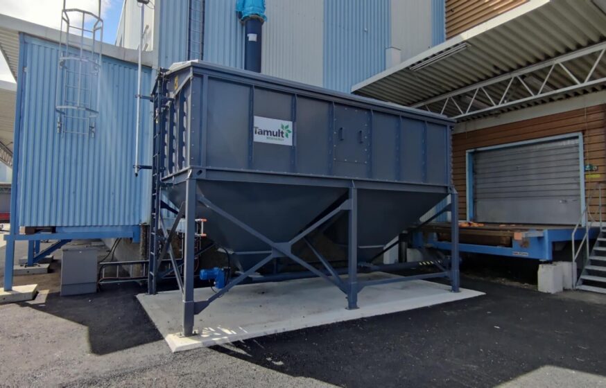 850 kW biofuel boiler house tank