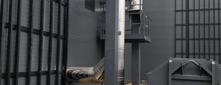 sindi biomass boiler house chimney