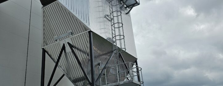 Raseborg 8 MW wood chip boiler electrostatic precipitator and flue gas condenser