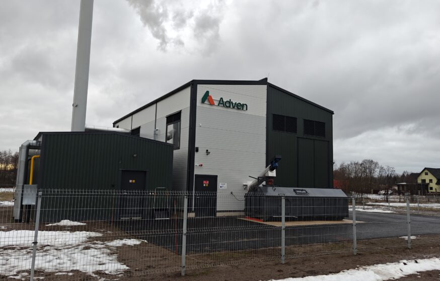 Vändra 0.85 MW boiler house design and construction
