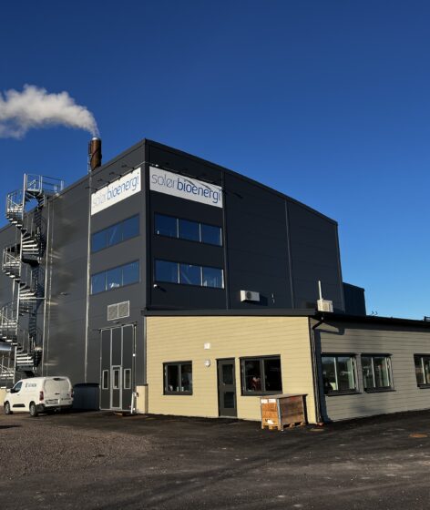 Edsbyn 6 MW superheated water boiler plant