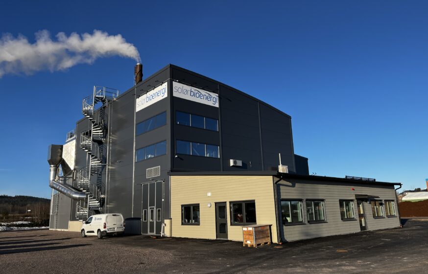 Edsbyn 6 MW superheated water boiler plant