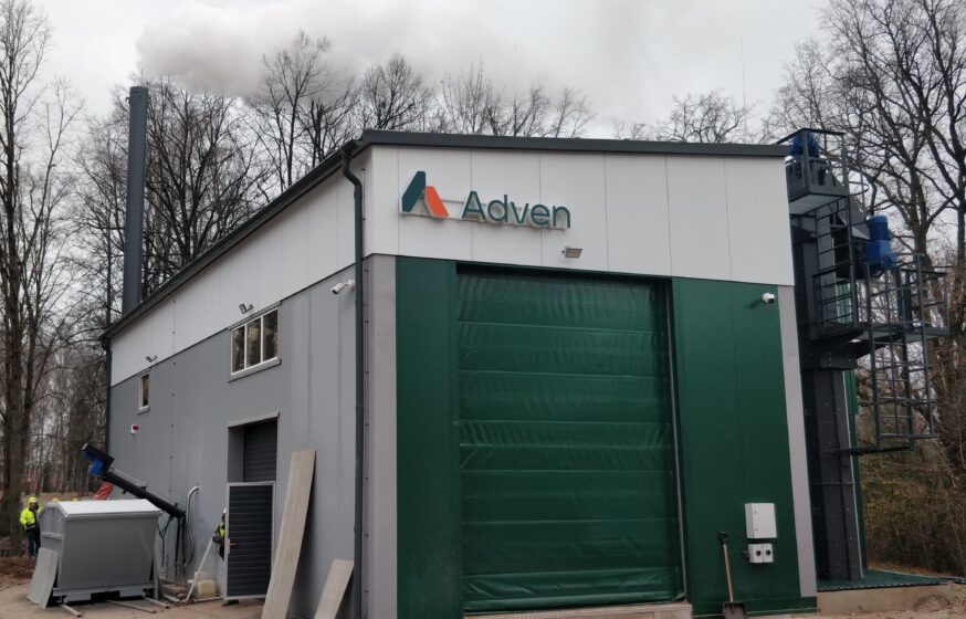 Cēsis 0.85 MW boiler house design and construction