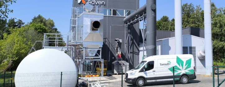Haabneeme boiler house wood chip boiler electrostatic precipitator