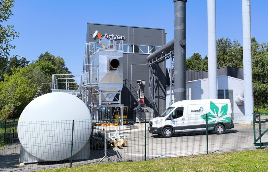 Haabneeme boiler house wood chip boiler electrostatic precipitator