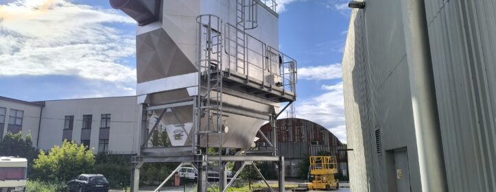 Rakvere CHP plant wood chip boiler electrostatic precipitator