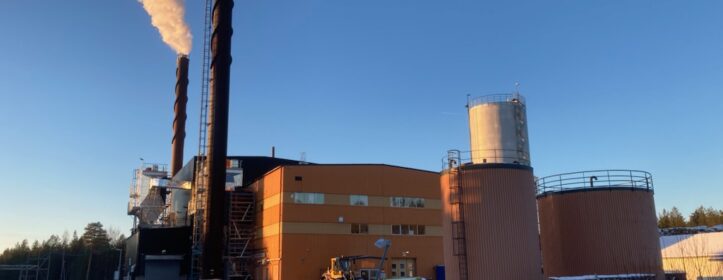 Kalix 6 MW boiler plant with electrostatic precipitators and condenser