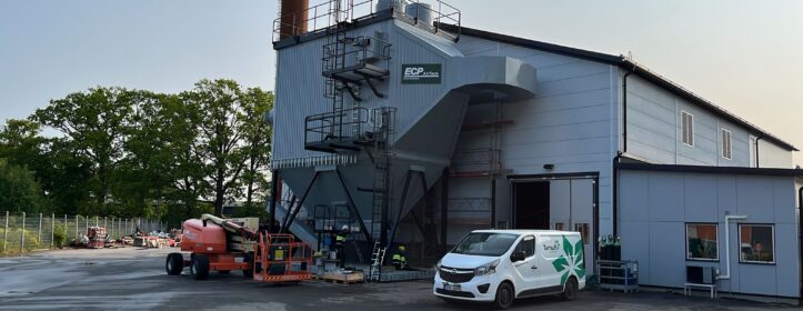 Ekerö 2 x 3.5 MW wood chip boiler electrostatic precipitator