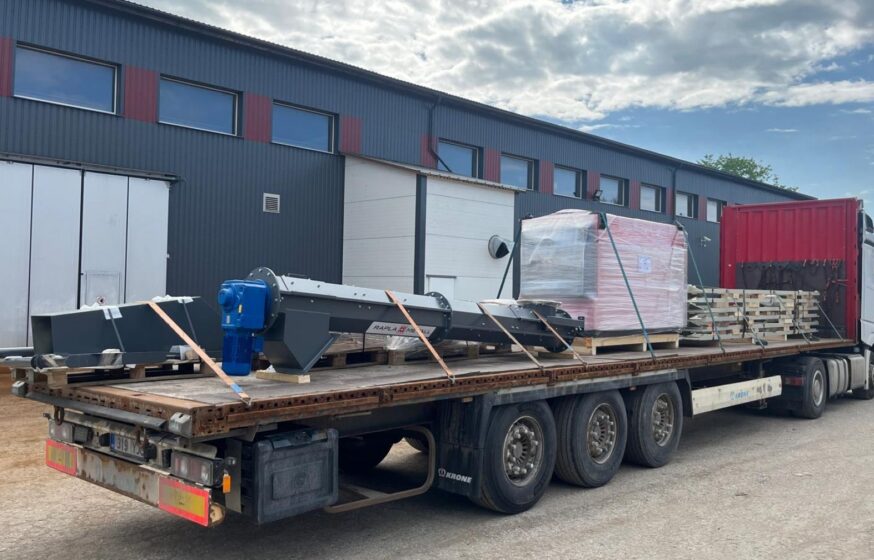 Transport and delivery of biomass boiler plant equipment from Tamult production facility