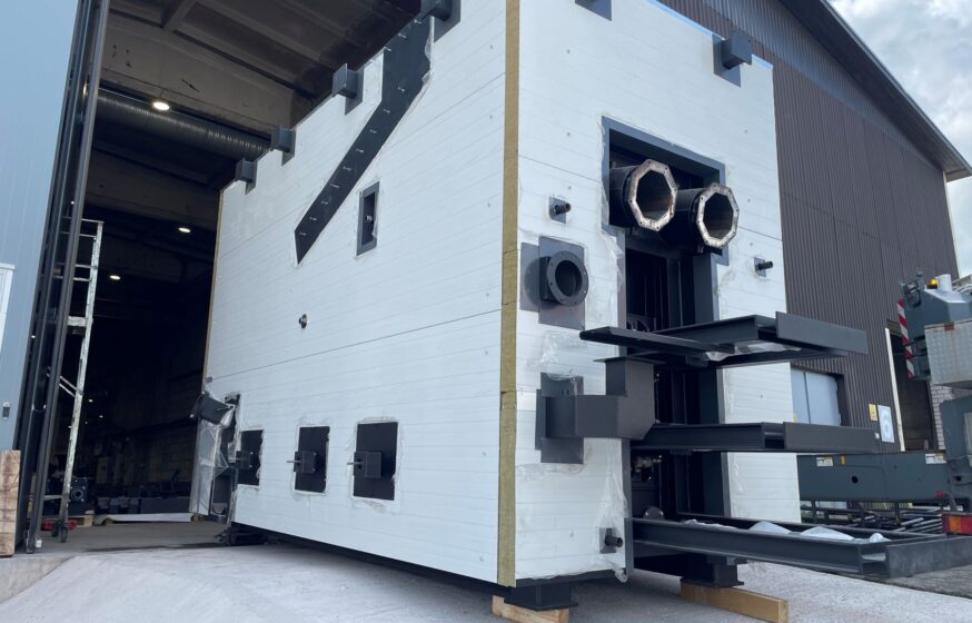 Manufacturing of furnace for boiler house for Väimela project