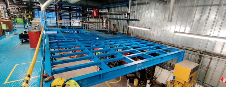 Steel platform and access structure