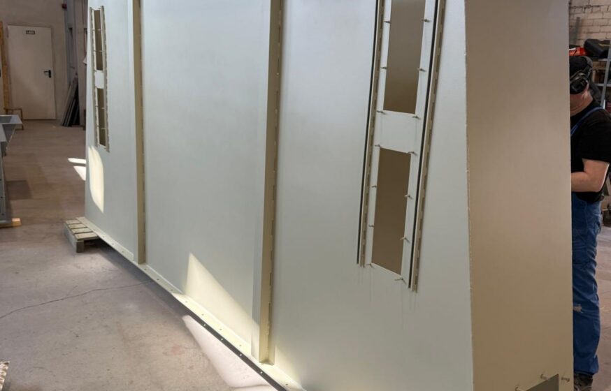 Fabrication of prefabricated industrial technology module