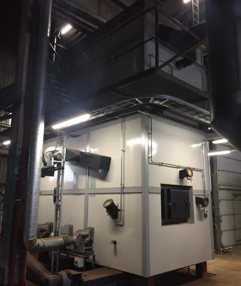 1,75MW Sauga biofuel boiler house