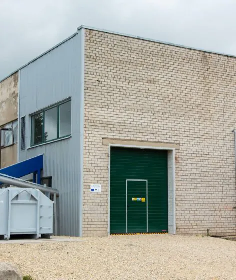 Biofuel boiler house with a capacity of 1 MW.