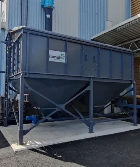 850 kW biofuel boiler house tank