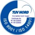 ISO 9001 and ISO 14001 certification