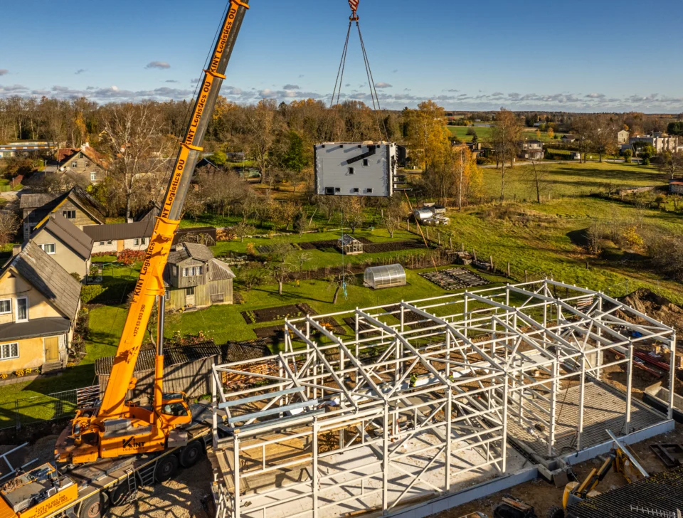 Boiler house installation