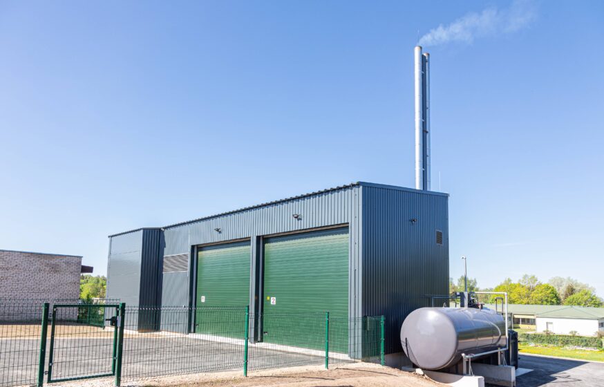 Rannu biomass boiler house