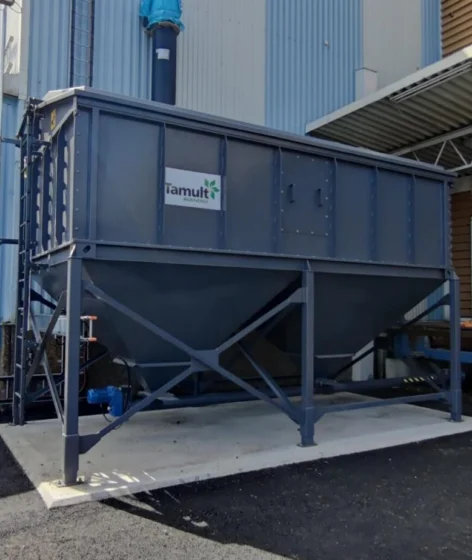 850 kW biofuel boiler house tank