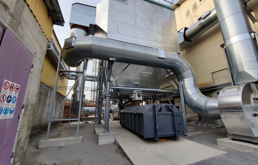 ESP filter maintenance work