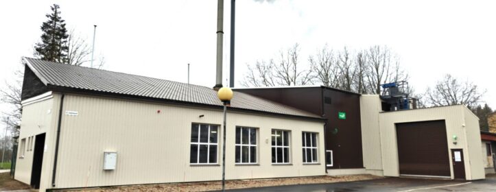 Renovated Väimela boiler house building after completion