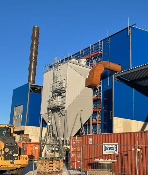 Electrostatic precipitator emissions control system for biomass boiler plant