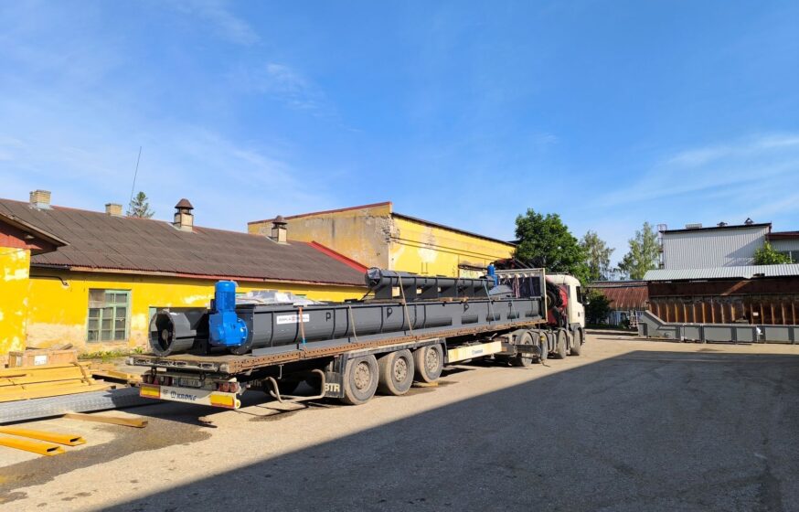 Manufacturing of biomass fuel handling equipment for Väimela boiler house