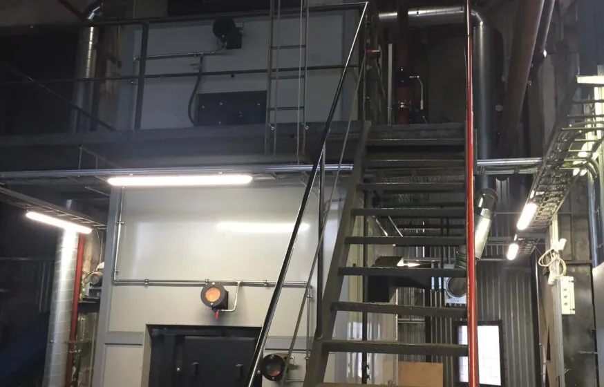 1,75MW Sauga hot water boiler