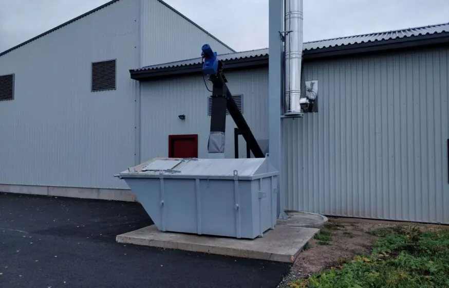 biofuel ash container